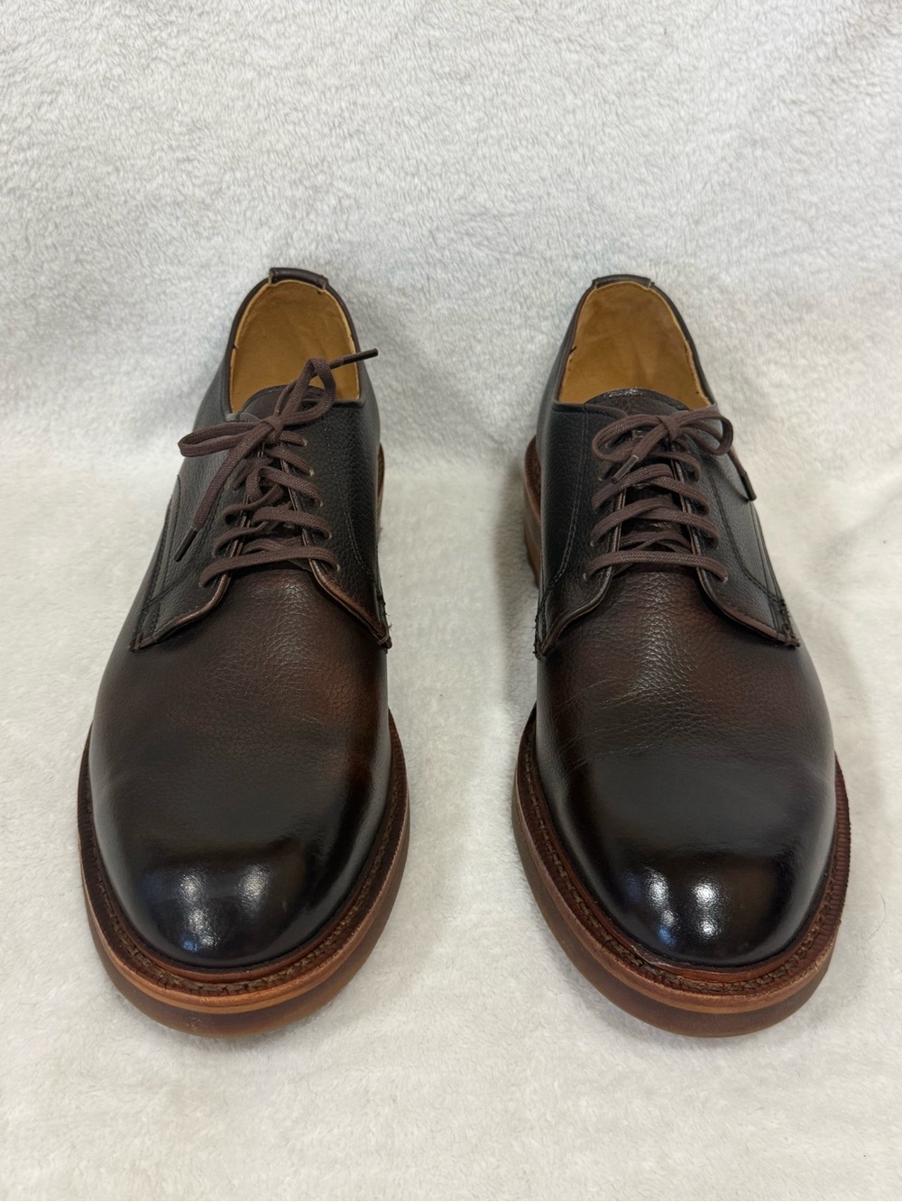 Allen Edmonds Dark Brown Leather Derby Shoes